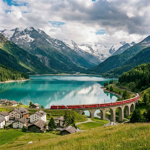 스위스 알프스 힐링 기차 여행 - 융프라우 & 인터라켄